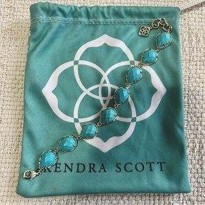 Kendra Scott Brynn Bracelet in Gold and Turquoise